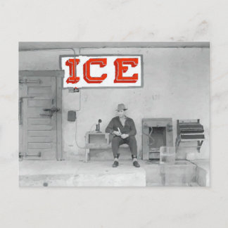 Cartão Postal Antiga Casa de Gelo, História 1928
