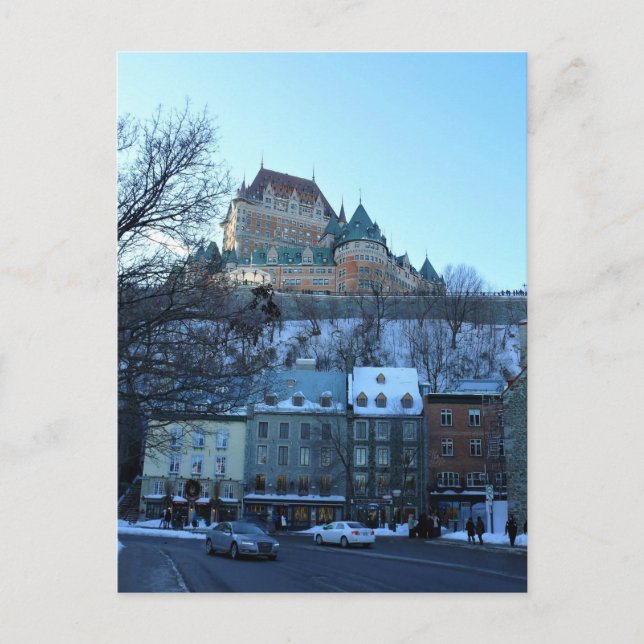 Cartão Postal Antiga Cidade de Quebec, Quebec, Canadá (Frente)