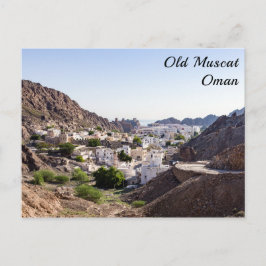 Cartão Postal Antiga cidade histórica original de Muscat - Omã