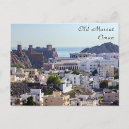 Cartão Postal Antiga cidade histórica original de Muscat - Omã