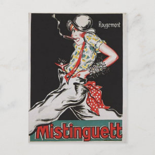 Cartão Postal antiga coleção publicitária, vinheta, cigarro