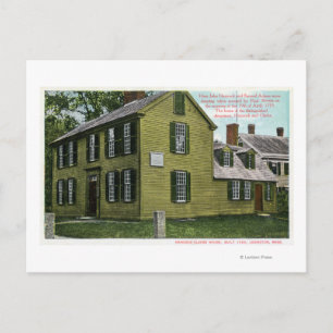 Cartão Postal Antiga Hancock Clark House Vista nº 2