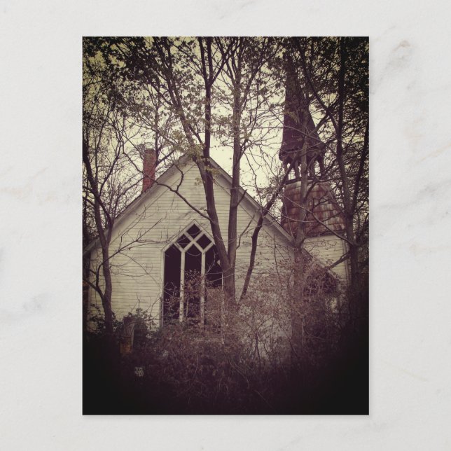 Cartão Postal Antiga Igreja Abandonada (Frente)