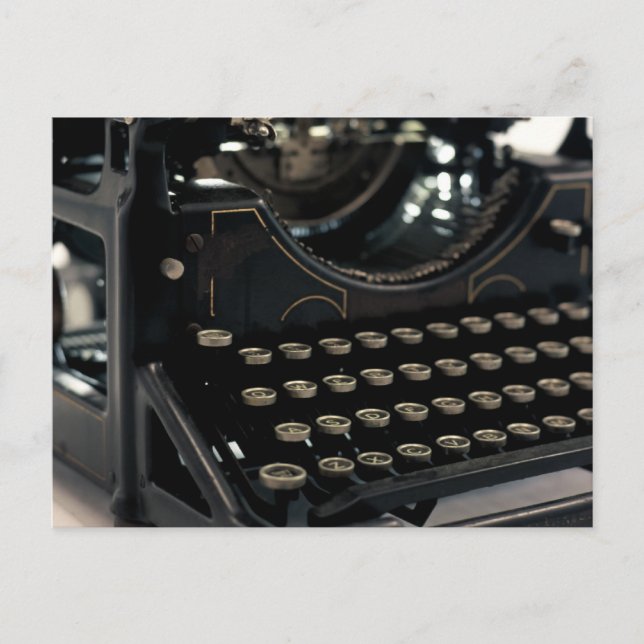 Cartão Postal Antiga Máquina de Digitalização (Frente)