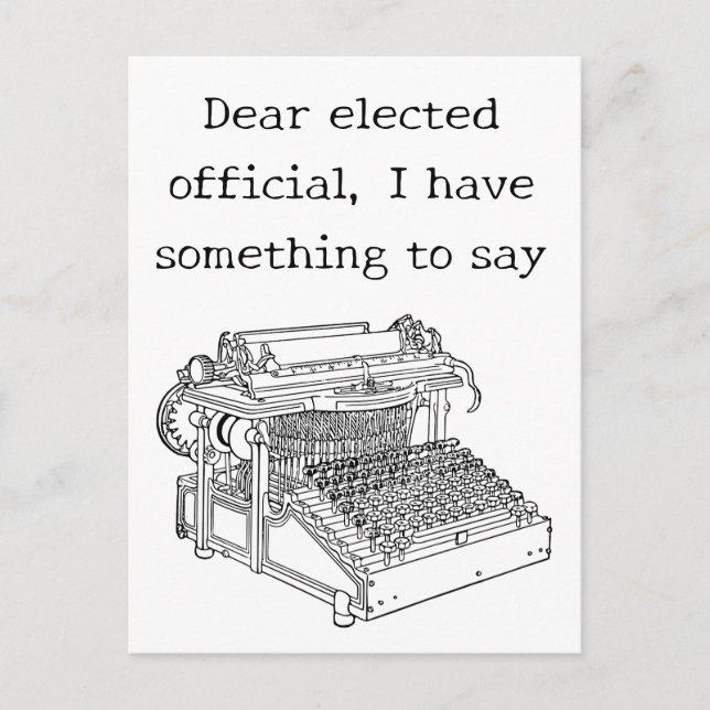 Cartão Postal Antiga Mensagem de Máquina de Digitalização aos Fu (Frente)