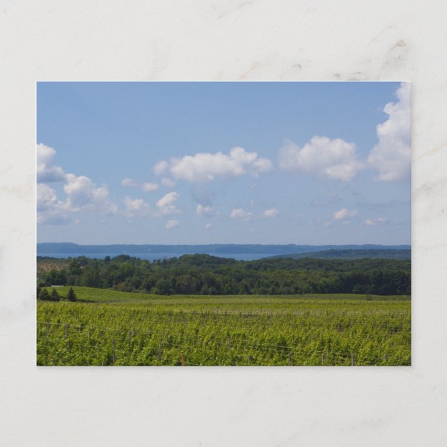 Cartão Postal Antiga Península de Missão, Michigan (Frente)