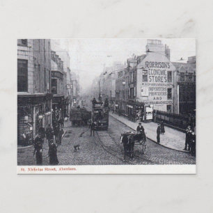 Cartão postal antigo - Aberdeen, Escócia