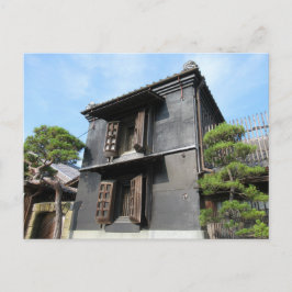 Cartão Postal Antigo Armazém: Sawara, Chiba, Japão