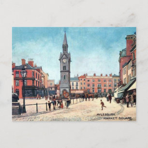 Cartão postal antigo - Aylesbury, Buckinghamshire