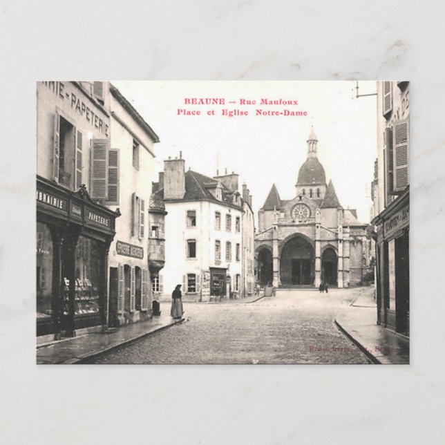 Cartão Postal Antigo - Beaune, Côte d'Or, França (Frente)
