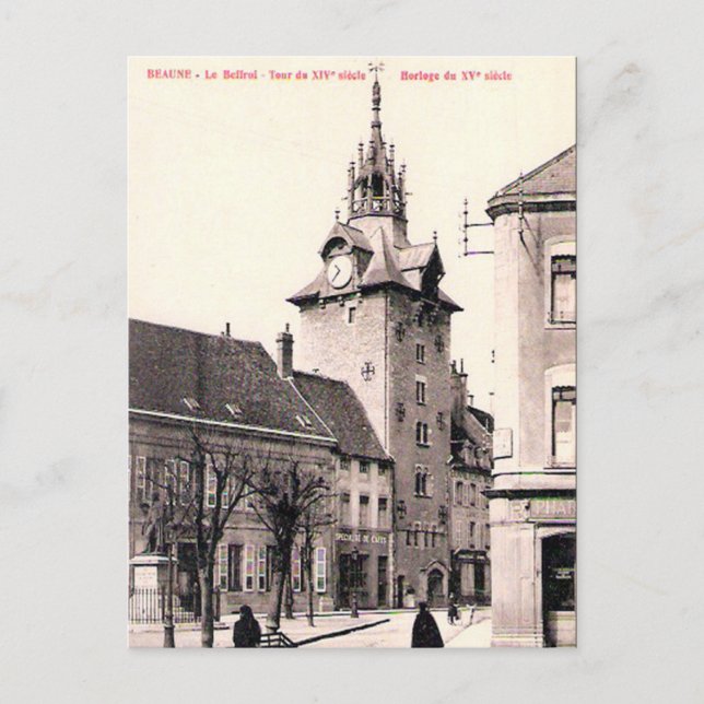 Cartão Postal Antigo - Beaune, Côte d'Or, França (Frente)