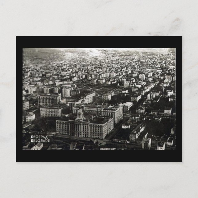 Cartão Postal Antigo - Belgrado (Frente)