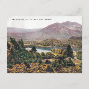 Cartão postal antigo - Ben Venue, Trossachs, Escóc