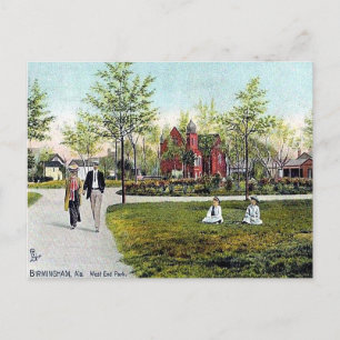 Cartão Postal Antigo - Birmingham, Alabama