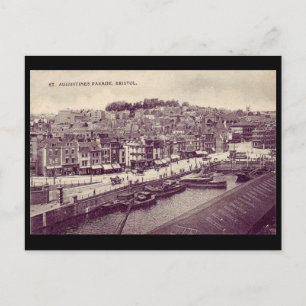 Cartão postal antigo - Bristol, Inglaterra