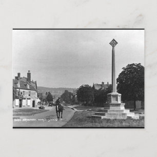 Cartão postal antigo - Broadway, Worcestershire