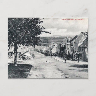 Cartão postal antigo - Burford, Oxfordshire, Ingl