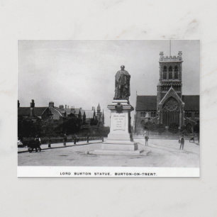 Cartão postal antigo - Burton-on-Trent, Staffordsh