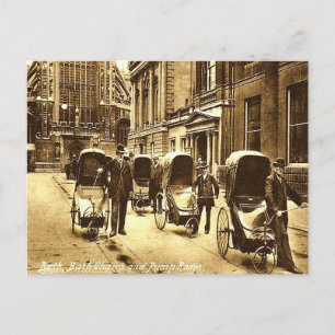 Cartão Postal Antigo - Cadeiras de Banho, Bath
