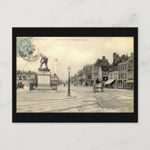 Cartão postal antigo - Calais, Boulevard Internat