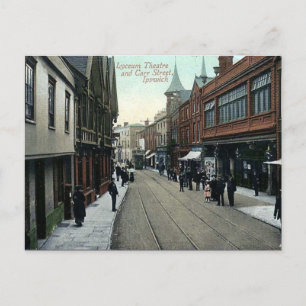 Cartão Postal Antigo - Carr St, Ipswich, Suffolk