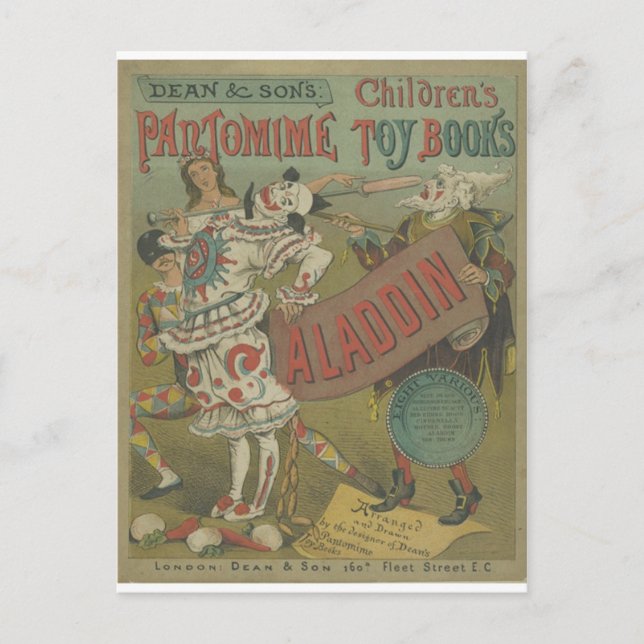 CARTÃO POSTAL ANTIGO CARTAZ DE CIRCO (Frente)