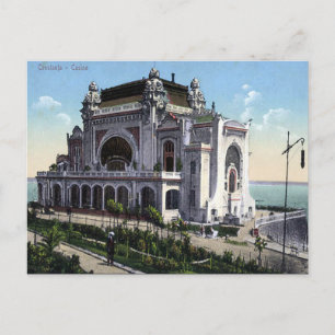 Cartão postal antigo - Casino, Constanta, Romêni