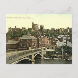 Cartão Postal Antigo - Castelo de Windsor