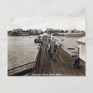 Cartão Postal Antigo - Clacton-on-Sea, Essex
