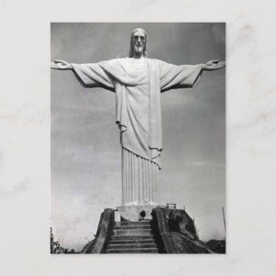 Cartão Postal Antigo - Cristo Redentor, Rio de Jan