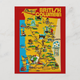Cartão postal antigo da Colúmbia Britânica