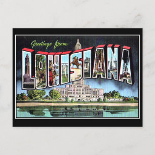 Cartão Postal Antigo da Louisiana