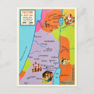 Cartão postal antigo da Palestina