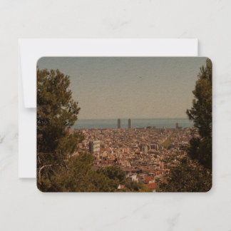 Cartão Postal Antigo de Barcelona