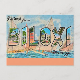 Cartão postal antigo de Biloxi Miss