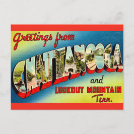 Cartão postal antigo de Chattanooga Tennessee