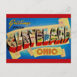 Cartão postal antigo de Cleveland Ohio