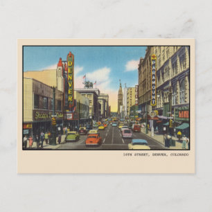 Cartão postal antigo de Denver Colorado