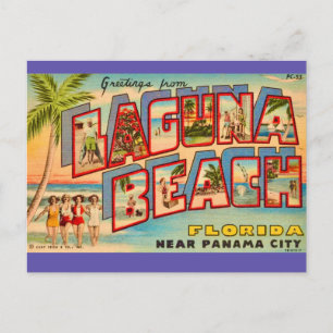 Cartão postal antigo de Laguna Beach FL
