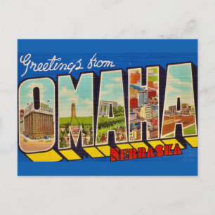 Cartão postal antigo de Omaha Nebraska