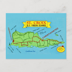 Cartão postal antigo de St Croix