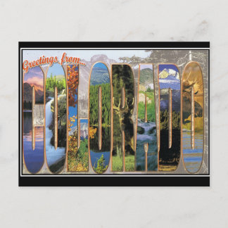 Cartão postal antigo do Colorado