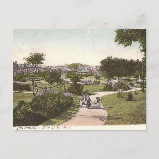 Cartão Postal Antigo - Dorchester, Dorset (Frente)