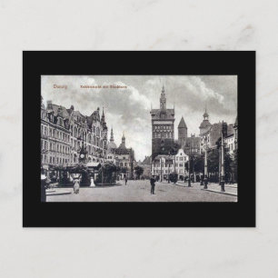 Cartão postal antigo, Gdansk/Danzig - Kohlenmarkt