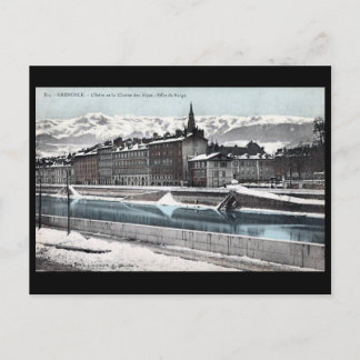 Cartão postal antigo - Grenoble, França