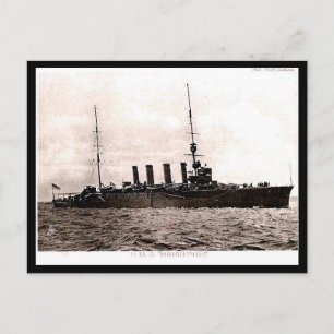 Cartão Postal Antigo - HMS Birmingham
