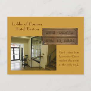Cartão Postal Antigo Hotel Easton