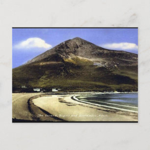 Cartão postal antigo - Ilha Achill, Co Mayo, Irlan