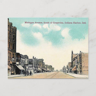 Cartão postal antigo - Indiana Harbor, Indiana, EU