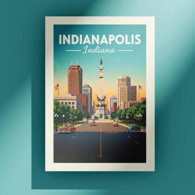 Cartão Postal Antigo Indianapolis Indiana (Criador carregado)
